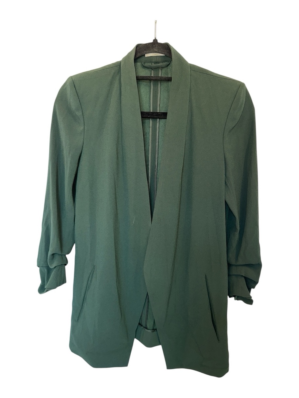Babaton Forest Green Open-Front Blazer